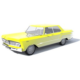 Cruiser sedan - vintage 3D Object | FREE Artlantis Objects Download